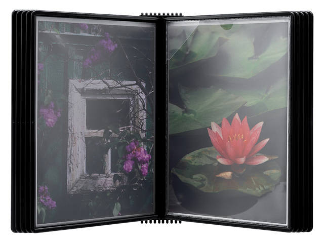 Wandelement Djois Flex-O-Frame  A4 met 10-tas zw