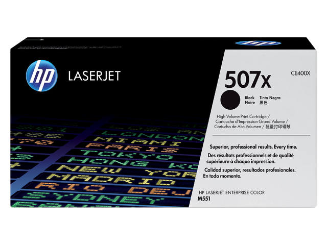 Tonercartridge HP CE400X 507X zwart