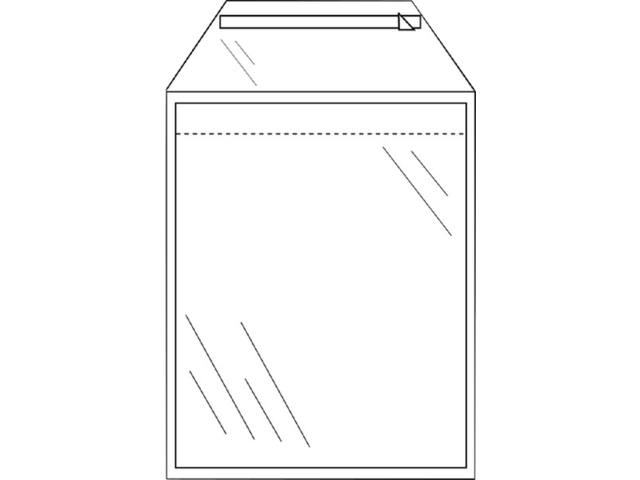 Envelop CleverPack akte A4 220x300 zk klep 50st tr