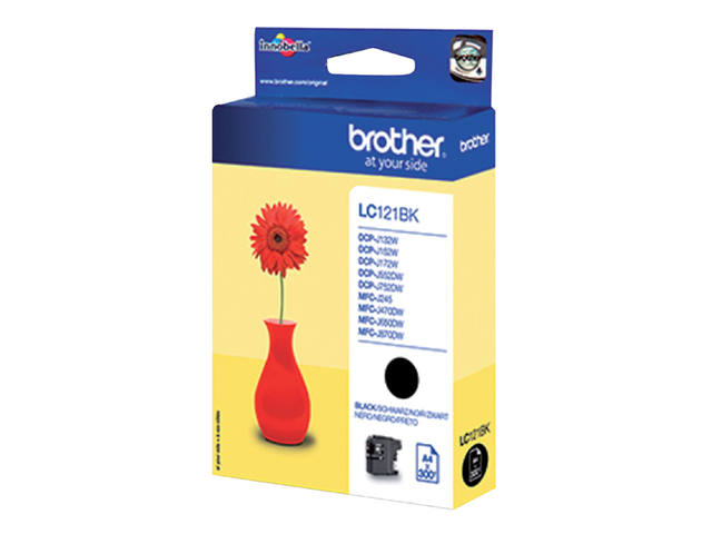 Inktcartridge Brother LC-121BK zwart