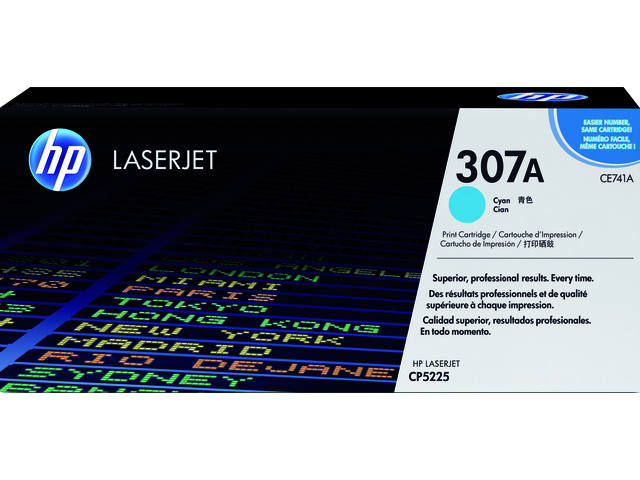 Tonercartridge HP CE741A 307A blauw