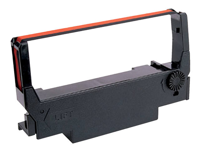 Lint Epson S015245 voor ERC38 nylon zwart/rood