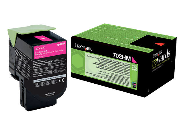 Tonercartridge Lexmark 70C2HM0 prebate rood
