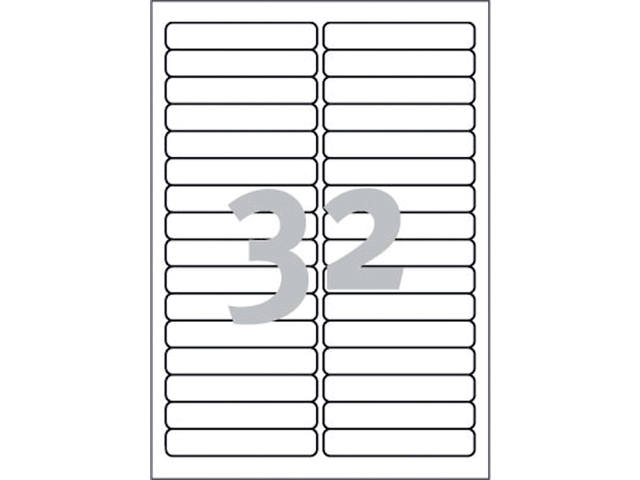 Etiket Avery L6031REV-25 96x16.9mm wit 800st