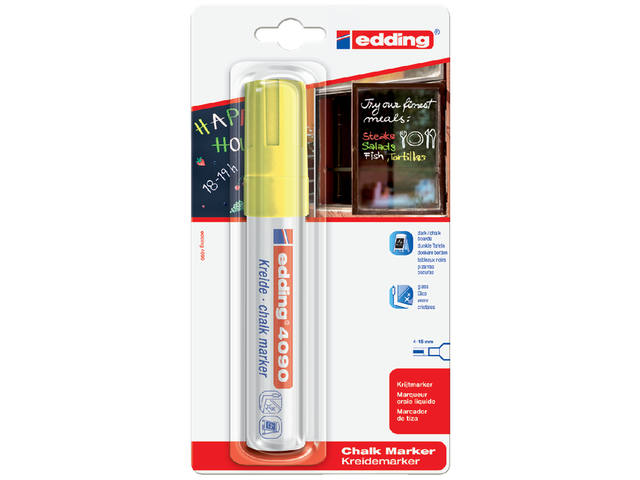 Krijtstift edding 4090 window blok 4-15mm neon gl