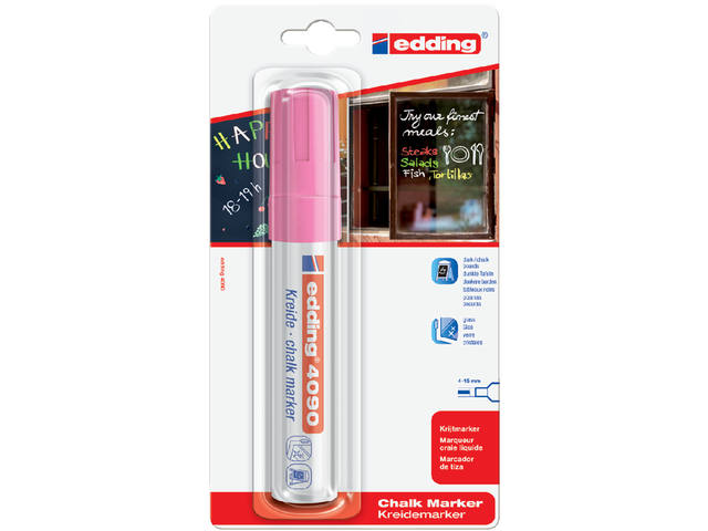 Krijtstift edding 4090 window blok 4-15mm neon rz