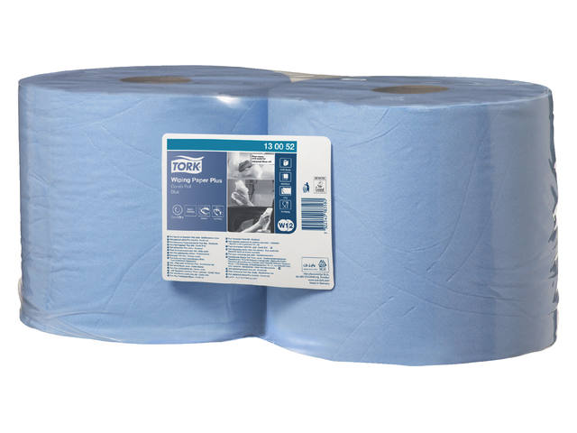 Poetspapier Tork W2 Premium 2laags 750 vel blauw