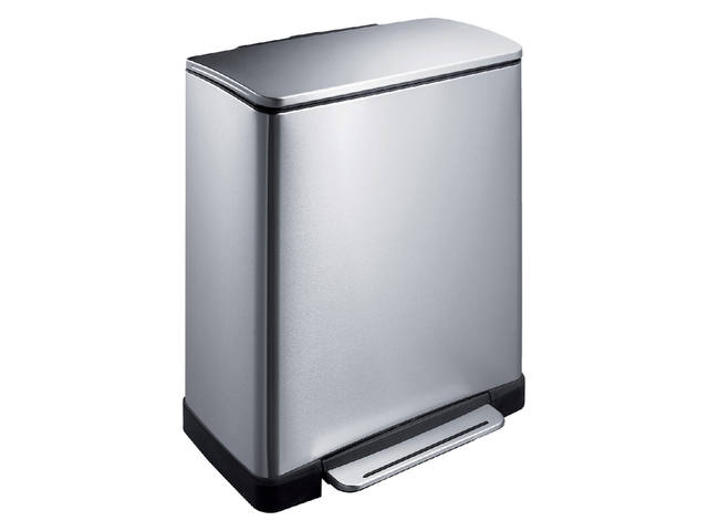 Pedaalemmer EKO E-Cube 18+28 liter rvs