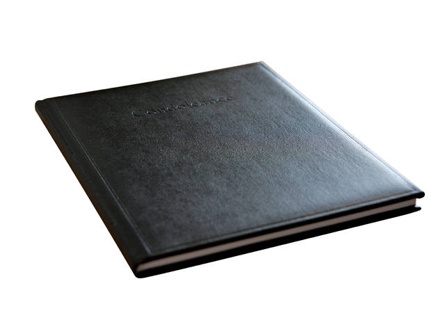 Condoleancealbum Kangaro 260x210mm zwart