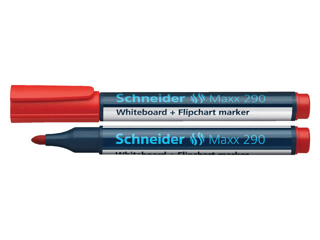 Whiteboardmarker Schneider Maxx 290 2-3mm rood