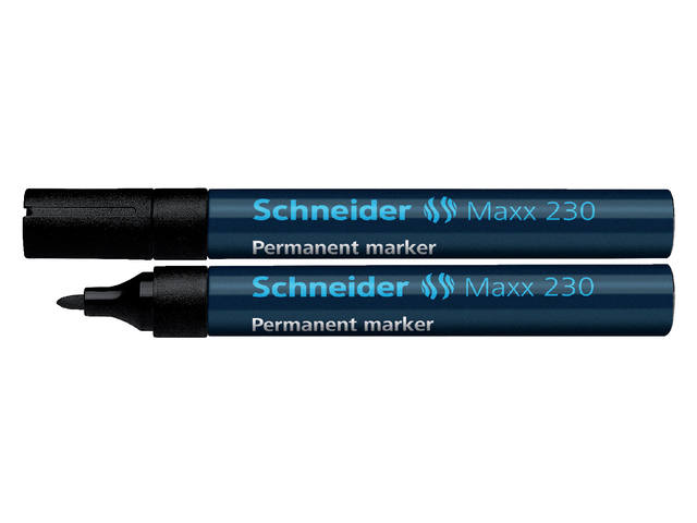 Permanent marker Schneider Maxx 230 1-3mm zwart