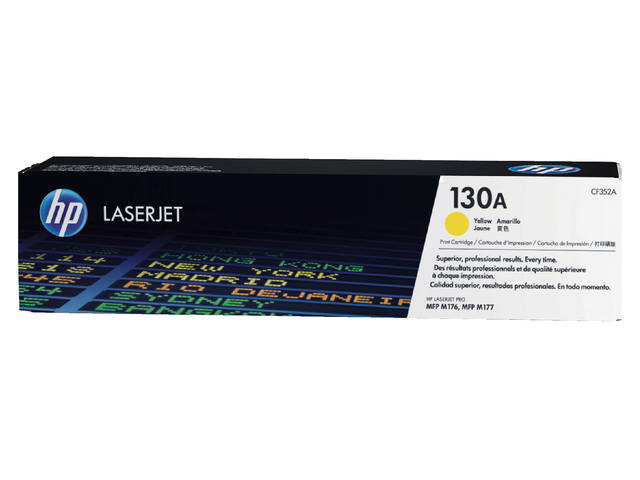 Tonercartridge HP CF352A 130A geel