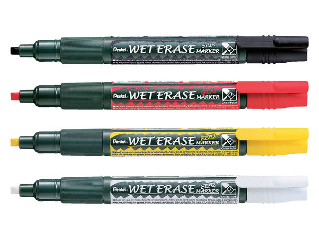 Krijtstift Pentel SMW26 1.5-4mm rood