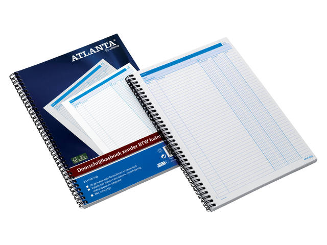 Doorschrijfkasboek Djois Atl kopie A4 2k wt