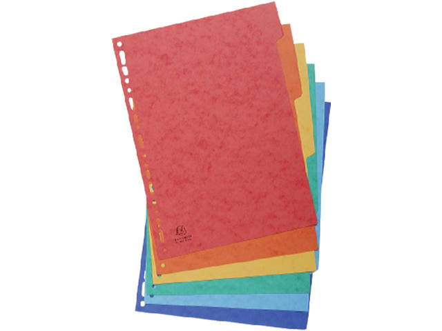 Tabbladen Exacompta 225x297mm 11gaats 6del glans