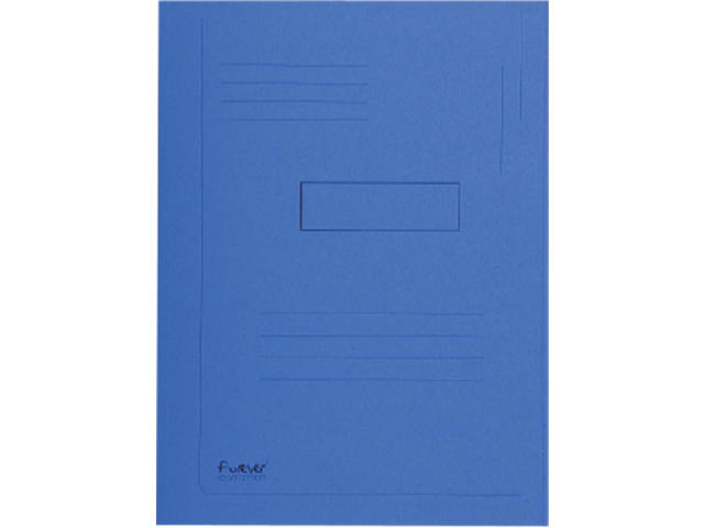 Dossiermap Exacompta Forever A4 2 kleppen 290gr bl