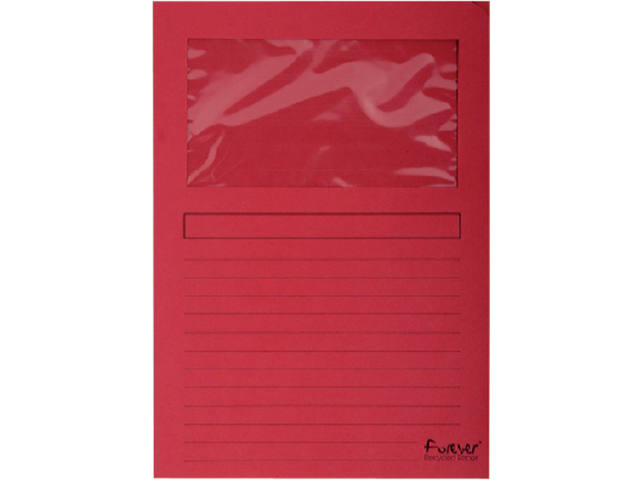 Venstermap Exacompta Forever L-model 120gr rood