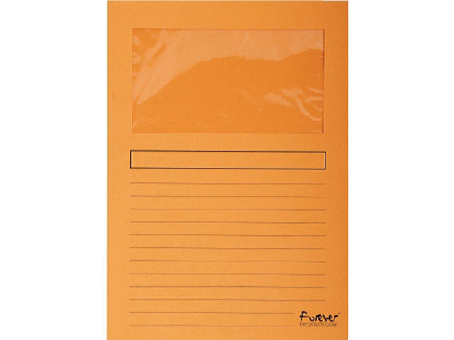Venstermap Exacompta Forever L-mod 120gr oranje
