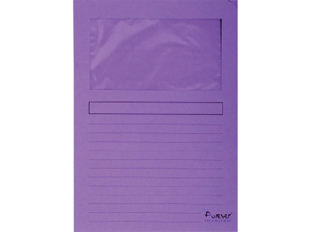 Venstermap Exacompta Forever L-mod 120gr paars