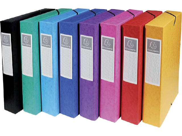 Elastobox Exacompta A4 60mm 600gr assorti