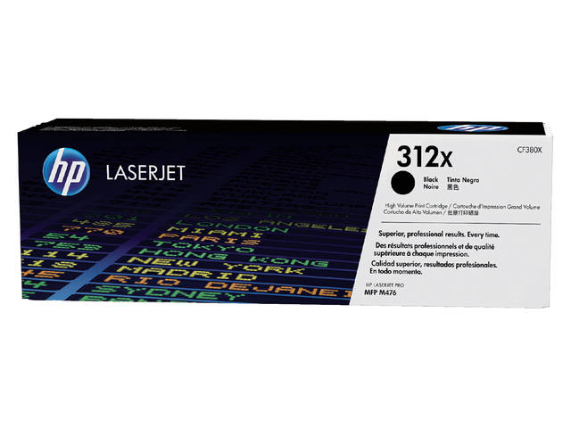 Tonercartridge HP CF380X 312X zwart