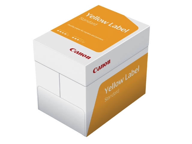 Kopieerpapier Yellow Label Standaard A4 80gr wit