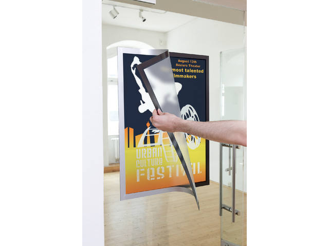 Duraframe Durable poster A2 zilvergrijs
