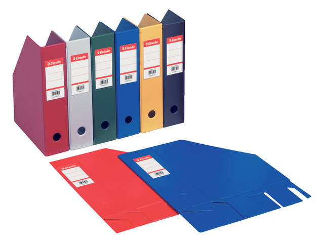 Tijdschriftencassette Esselte VIVIDA opvwbr A4 zw