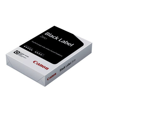 Kopieerpapier Black Label Zero A4 80gr wit