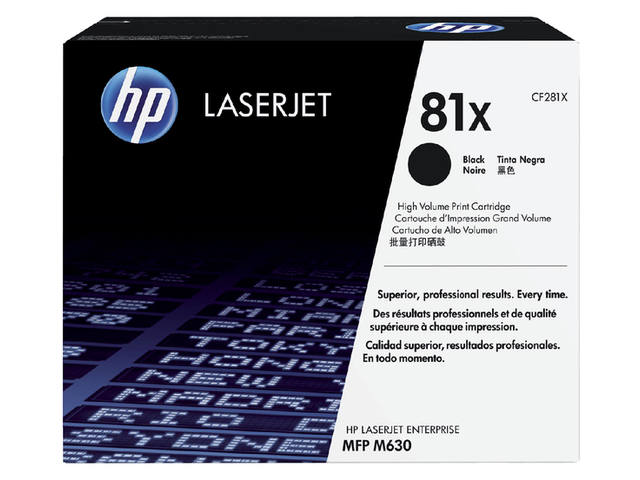 Tonercartridge HP CF281X 81X zwart