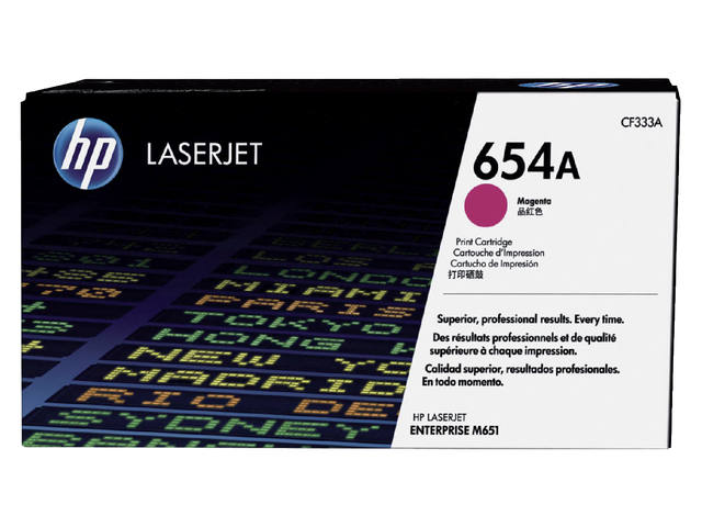 Tonercartridge HP CF333A 654A rood