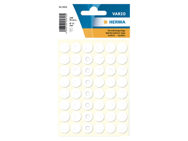 Versterkingsringen HERMA 5816 12mm 240st
