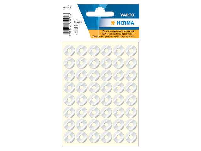 Versterkingsringen HERMA 5894 12mm 240st