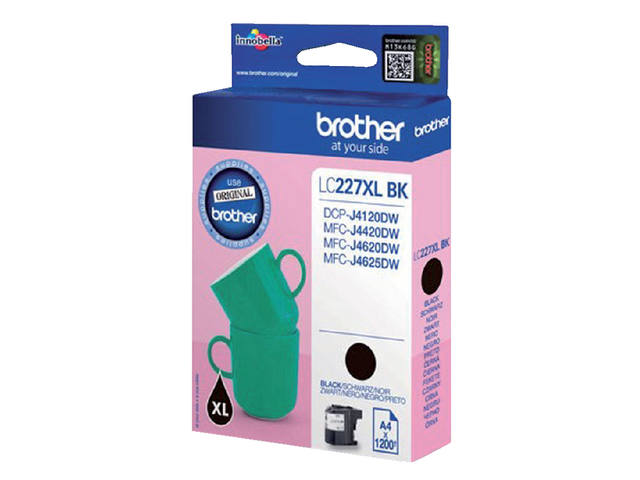 Inktcartridge Brother LC-227XLBK zwart