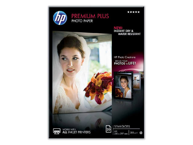 Inkjetpapier HP CR673A A4 300gr semi glans