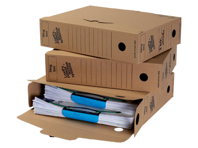 Archiefdoos Loeff filing box 3003 345x250x80mm krt