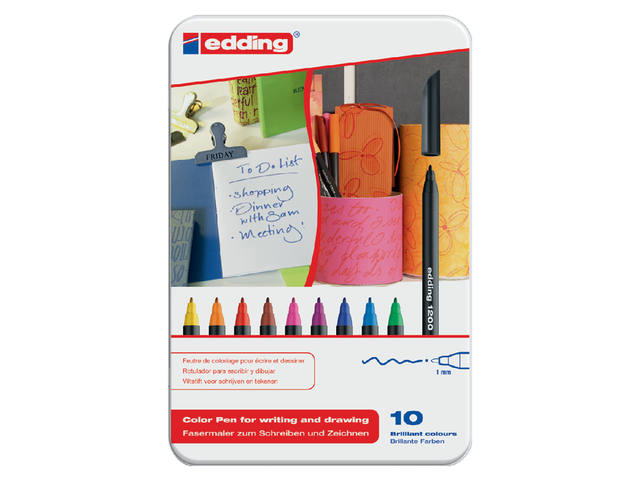 Fineliner edding 1200 fijn assorti