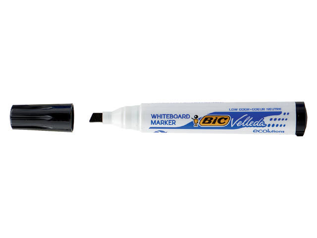 Whiteboardmarker Bic 1751 schuin L zwart
