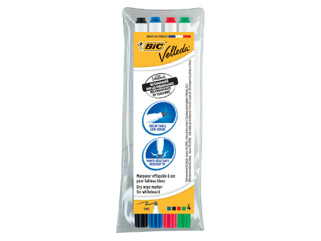 Whiteboardmarker Bic 1721 rond F assorti