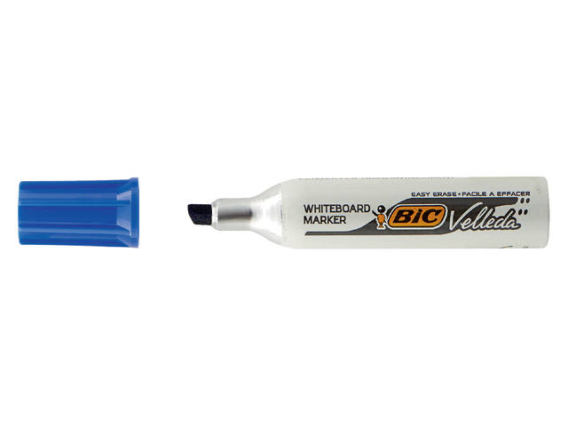 Whiteboardmarker Bic 1781 schuin L blauw