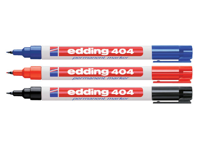 Viltstift eddING 404 rond 0.75mm zwart