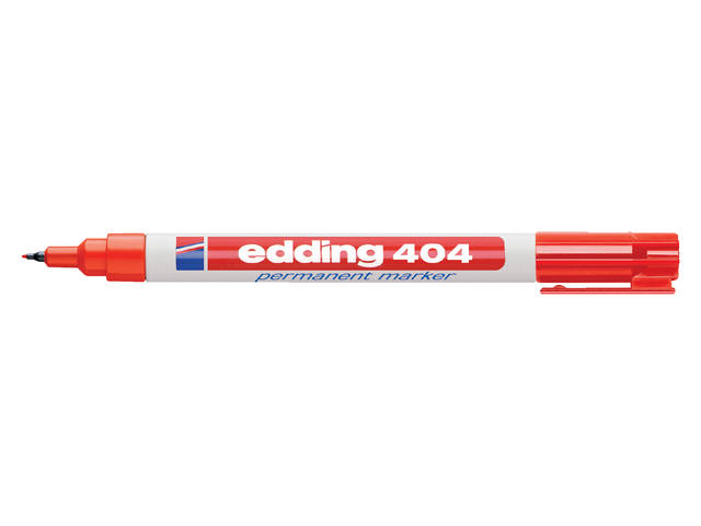 Viltstift eddING 404 rond 0.75mm rood
