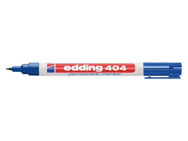 Viltstift eddING 404 rond 0.75mm blauw