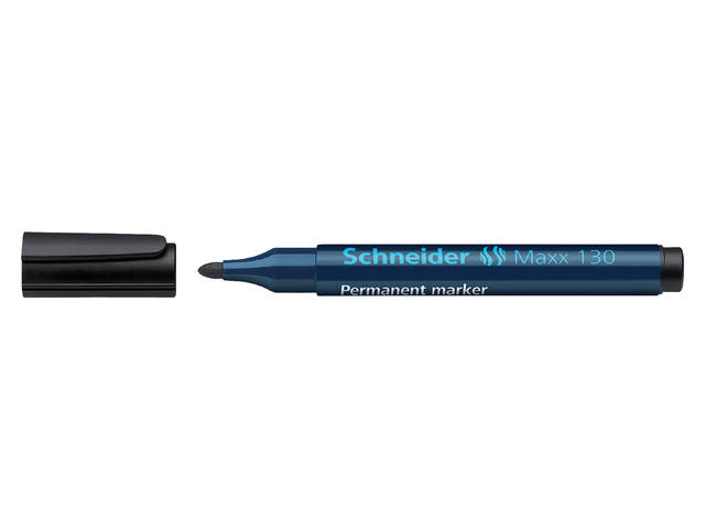 Permanent marker Schneider Maxx 130  1-3mm zwart