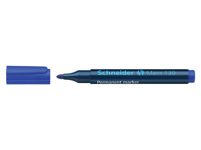 Permanent marker Schneider Maxx 130  1-3mm blauw