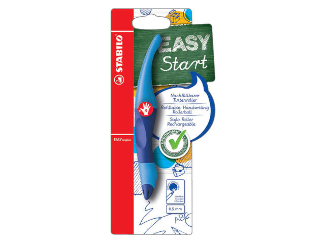 Rollerpen STABILO Easyoriginal rechts M dbl/lblauw