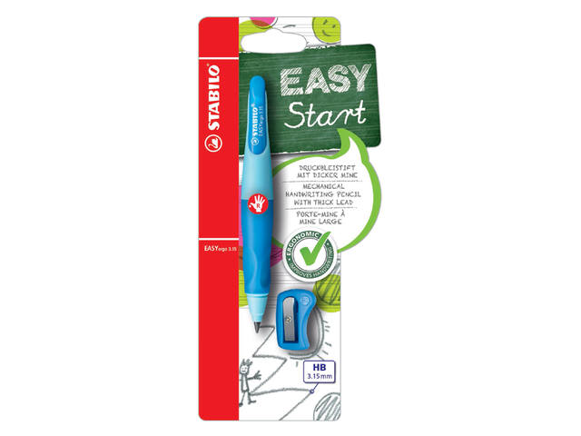 Vulpotlood STABILO Easyergo HB 3.15mm rechts bl
