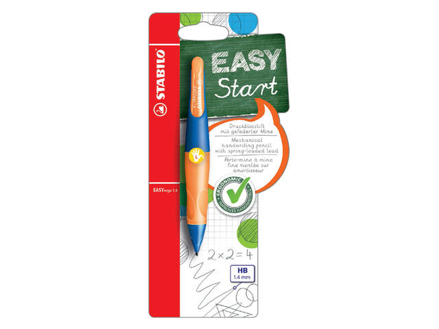 Vulpotlood STABILO Easyergo HB 1.4mm links bl/or