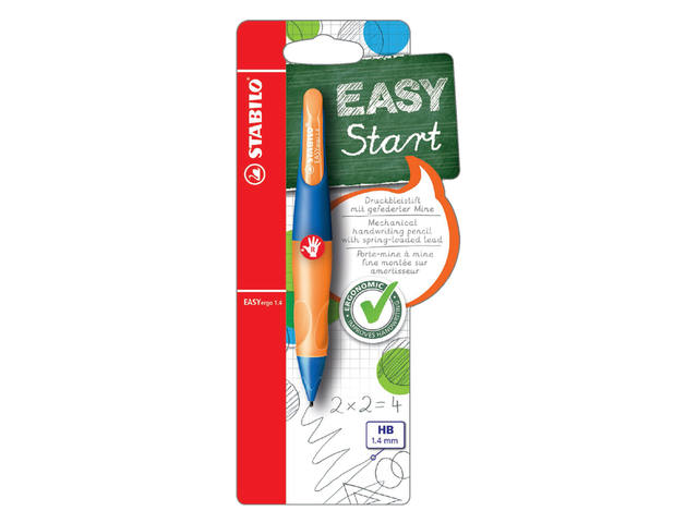 Vulpotlood STABILO Easyergo HB 1.4mm rechts bl/or