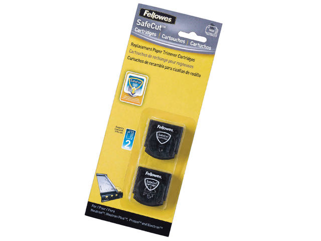Snijmessen Fellowes safecut recht 2st